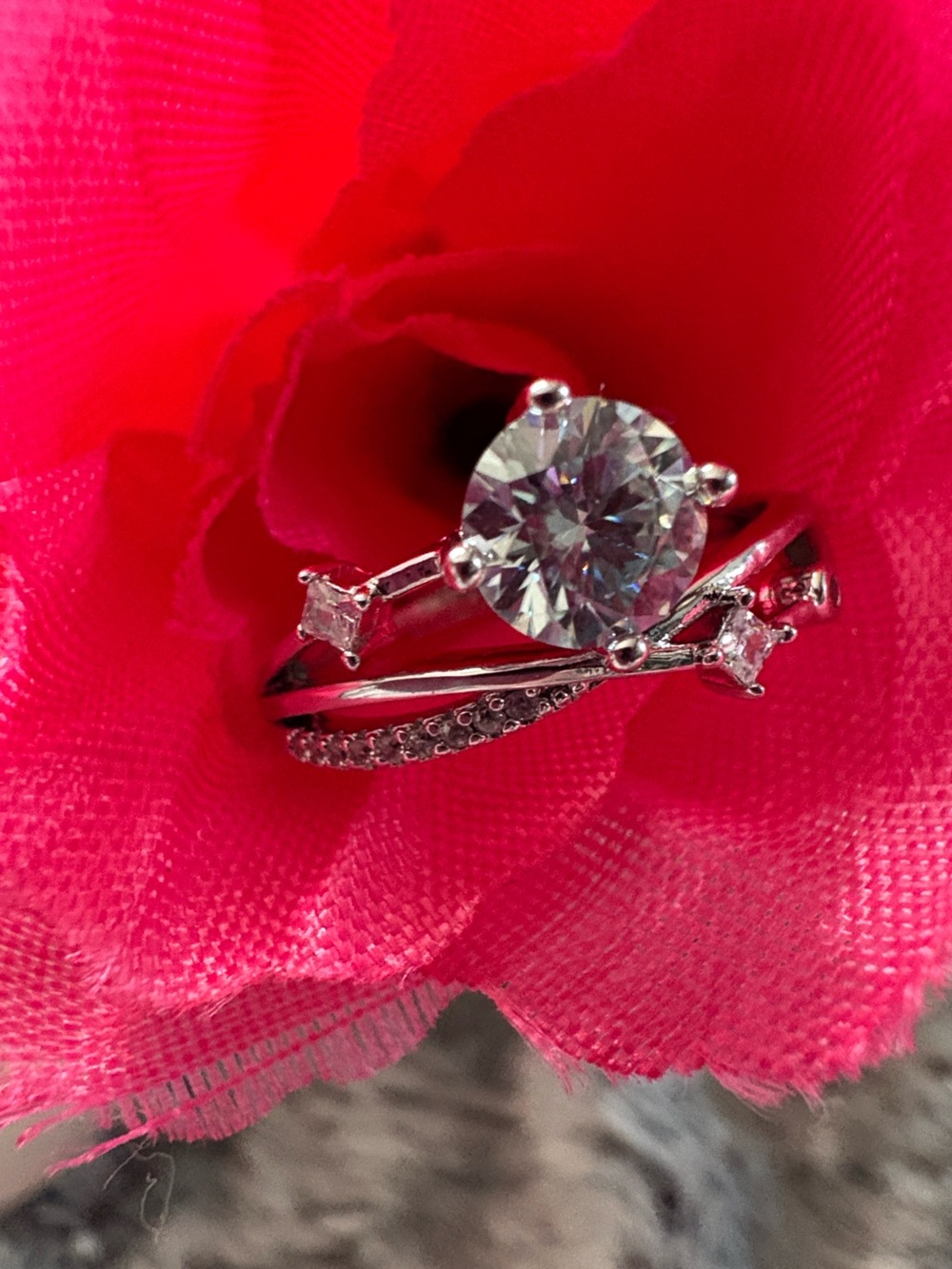 Moissanite Ring